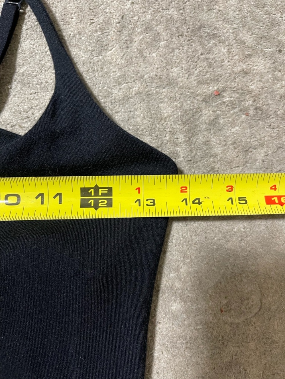 SKIMS Noodle Strap Mini Black Dress - Picture 5 of 6